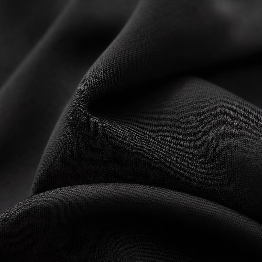 Macro detail of seamless nylon-spandex technical knit